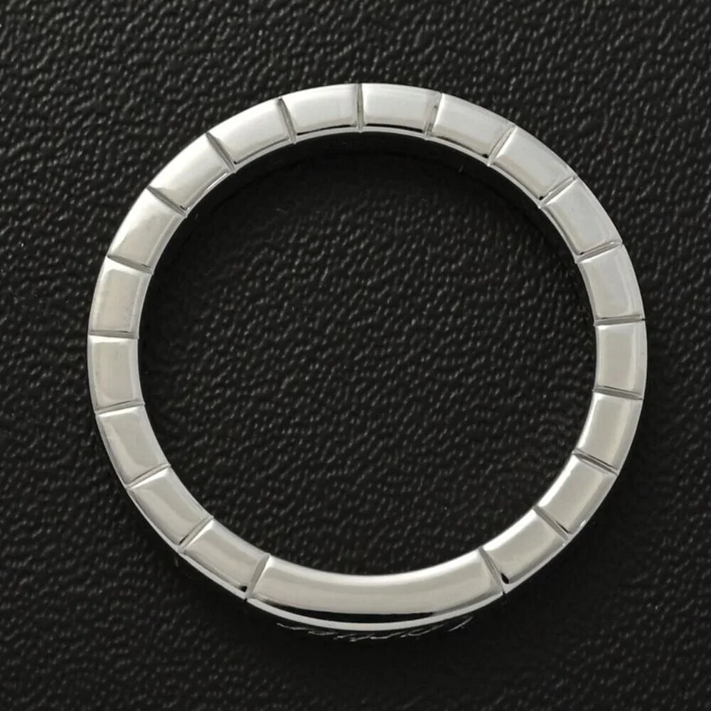 ★SOLD★ Cartier Lanier Ring 54 White Gold Wedding - Picture 6 of 11